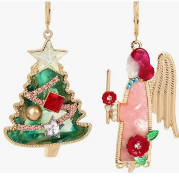 Betsey Johnson Angel and Christmas tree - Picture 1 of 6